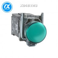 [슈나이더]XB4BVM3 /파일럿램프/메탈 베젤 AC220V 녹색
