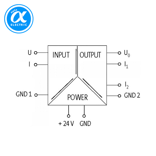 [무어] 44207 / 액티브 인터페이스 - 아날로그 컨버터 / MMW ANALOG COUPLER COMPONENT / IN:-10..+10V/(0)4..20 mA - OUT:0..10V/(0)4..20 mA / 12,4 mm screw-type terminal / Analog-converter