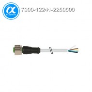 [무어] 7000-12241-2250500 / 커넥터+케이블/Signal / M12 female 0° with cable / PUR 5x0.34 gy UL/CSA 5m