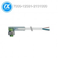 [무어] 7000-12381-2131000 / 커넥터+케이블/Signal / M12 FEMALE 90° LED / PVC 3X0.34 GRAY, UL/CSA 10m
