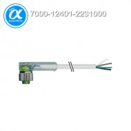 [무어] 7000-12401-2231000 / 커넥터+케이블/Signal / M12 female 90° with cable LED / PUR 3x0.34 gy UL/CSA 10m