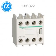 [슈나이더] LADC22 / 전자접촉기(MC) 액세서리 / TeSys 접촉기 부속품 / TeSys D, F / 보조 접점 블록 - 2NO + 2NC - 스크류  터미널