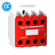 [슈나이더] LADN22S / 전자접촉기(MC) 액세서리 / TeSys 접촉기 부속품 / TeSys D, F / 보조 접점 블록 - 2NO + 2NC - 스크류  터미널