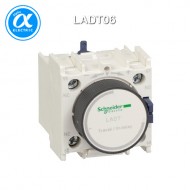 [슈나이더] LADT06 / 전자접촉기(MC) 액세서리 / TeSys 접촉기 부속품 / TeSys D, F / 시간 지연 보조 접점 블록 - 1NO + 1NC - On delay 0.3-3s - 링 터미널