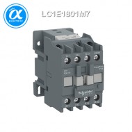 [슈나이더] LC1E1801M7 / 전자접촉기(MC) / EasyPact TVS / 접촉기 TVS / 3P - AC-3 - 440V 18A - 코일 220V AC 50/60Hz - 1NC